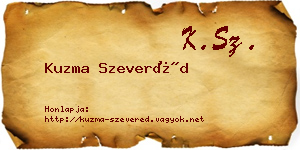 Kuzma Szeveréd névjegykártya